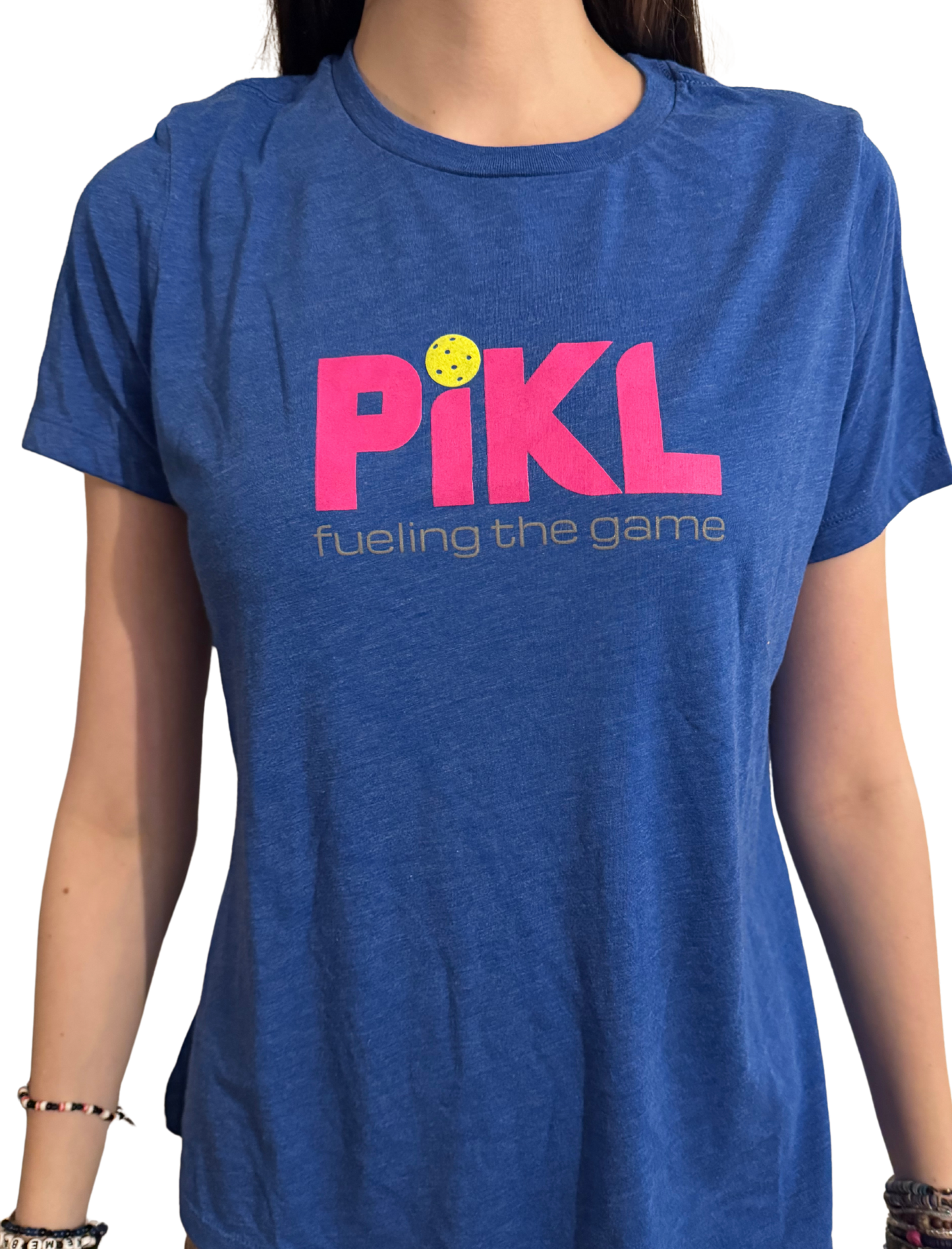Bella + Canvas Women’s Relaxed Fit Triblend Tee (Pink Logo)