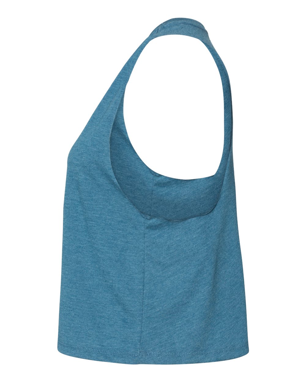 Bella + Canvas Women's Racerback Crop Tank (Pink Logo)
