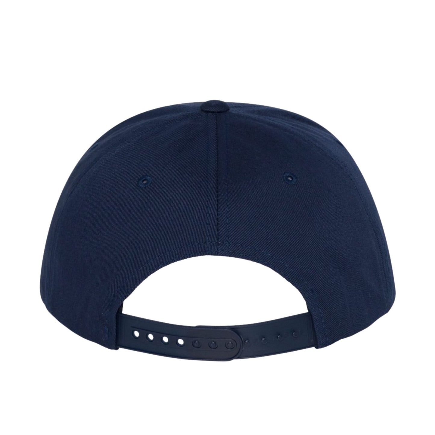 Navy Snapback Cap (White Logo)