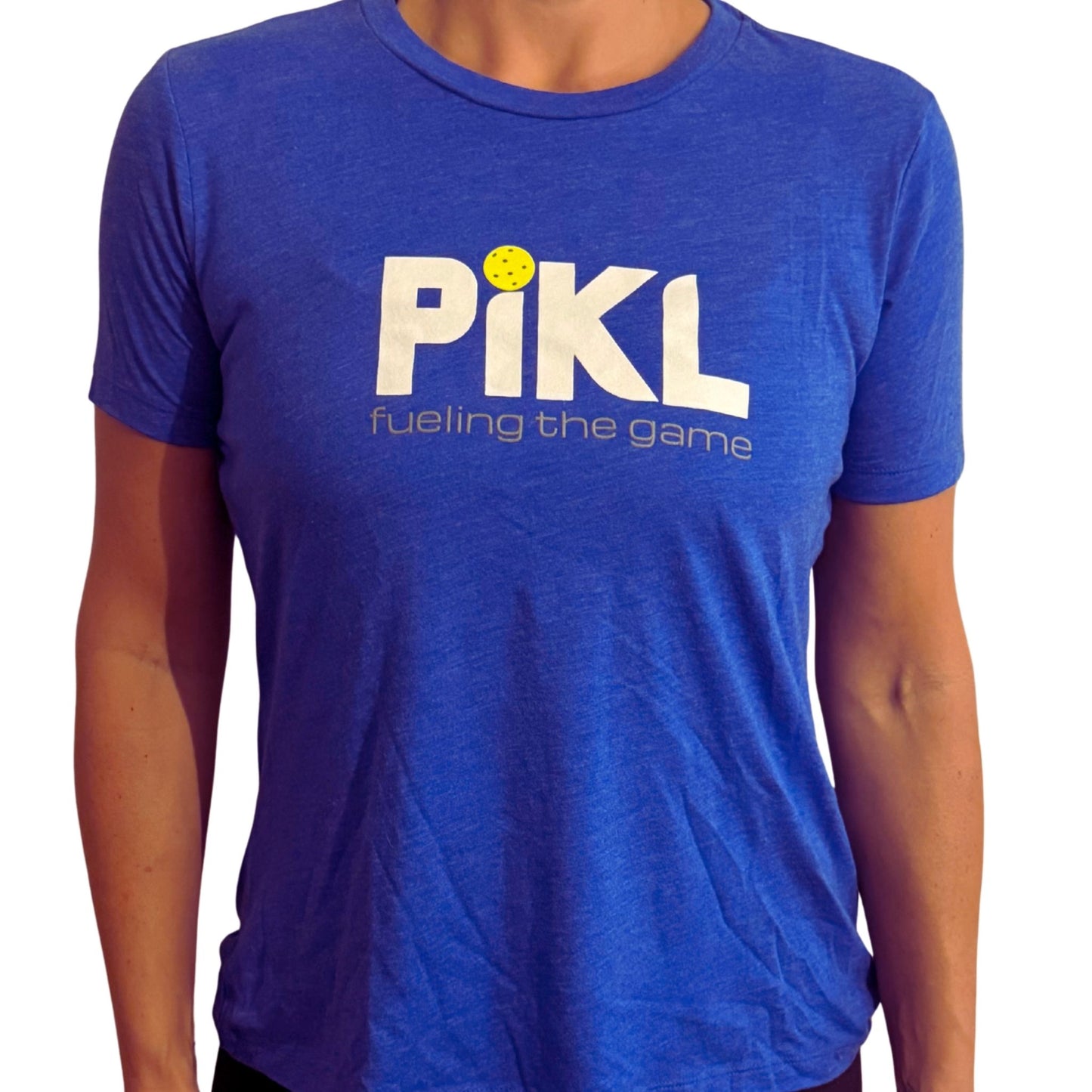 Bella + Canvas Women’s Relaxed Fit Triblend Tee (White Logo)