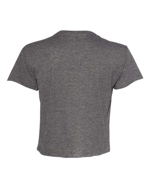 Next Level Women's Cropped Tee (Pink Logo)