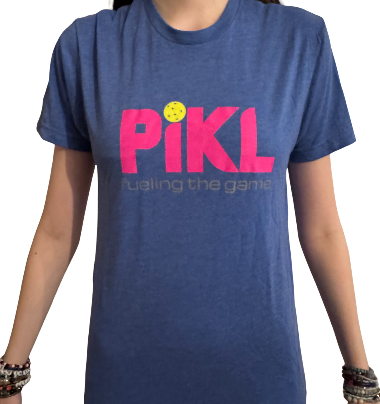 Next Level Unisex Triblend T-Shirt (Pink Logo)