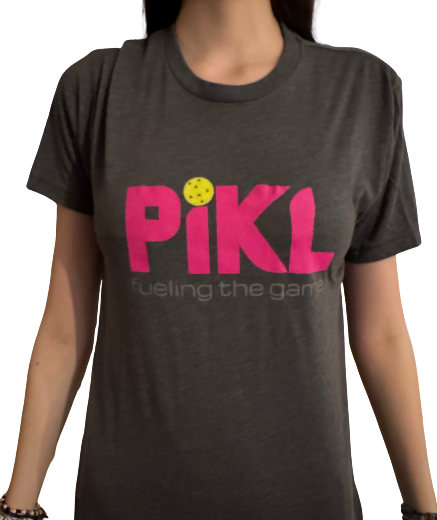 Next Level Unisex Triblend T-Shirt (Pink Logo)