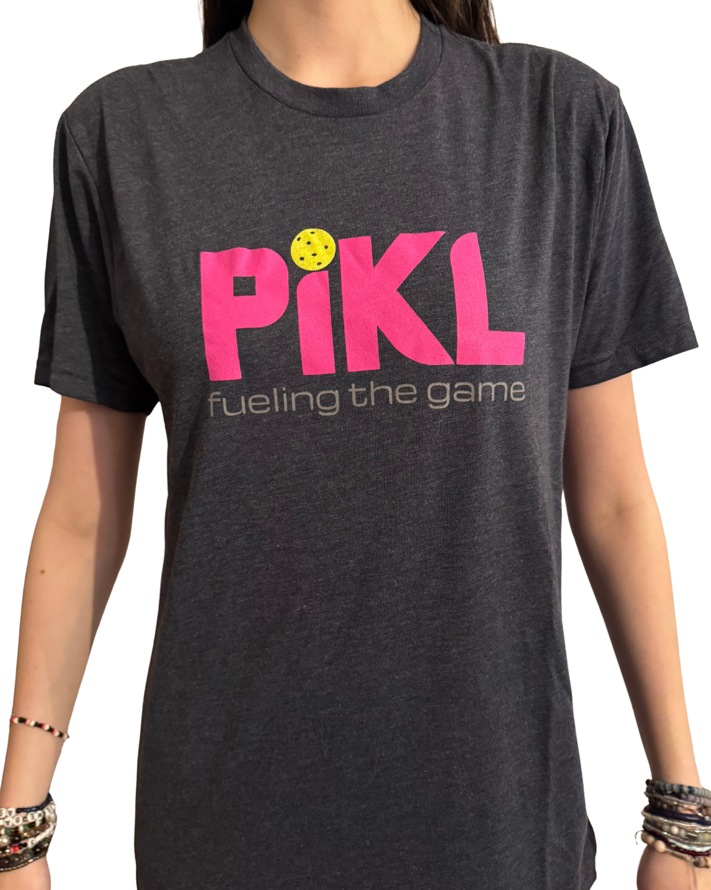Next Level Unisex Triblend T-Shirt (Pink Logo)