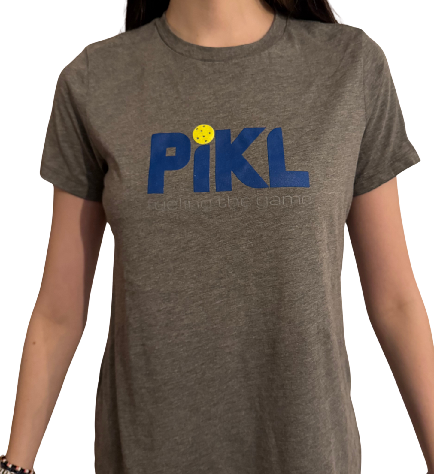 Bella + Canvas Women’s Relaxed Fit Triblend Tee (Blue Logo)