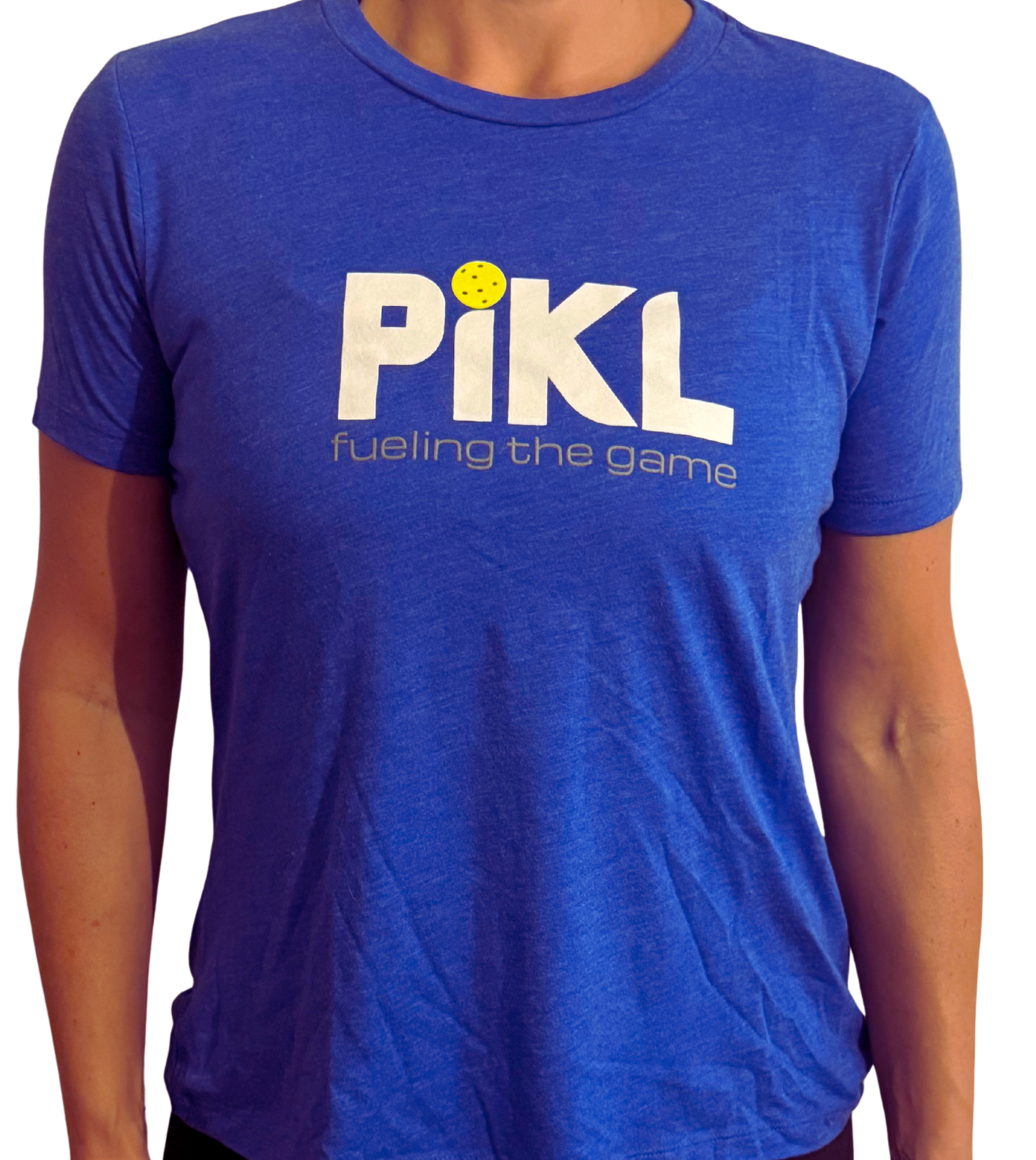 Bella + Canvas Women’s Relaxed Fit Triblend Tee (White Logo)