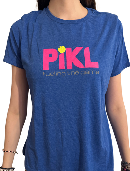 Bella + Canvas Women’s Relaxed Fit Triblend Tee (Pink Logo)