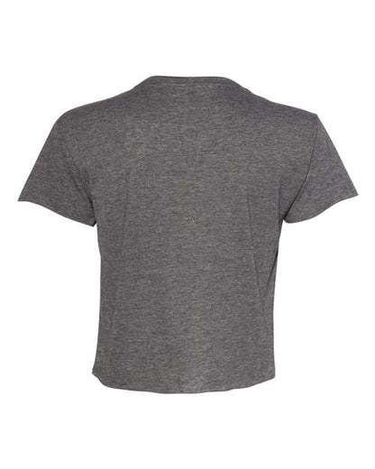 Next Level Women's Cropped Tee (Pink Logo)