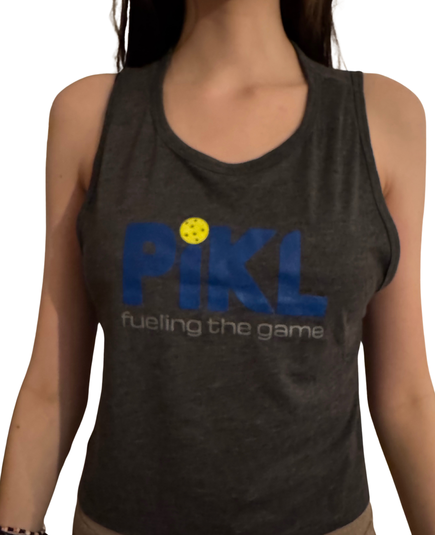 Next Level Women's Festival Crop Tank (Blue Logo)