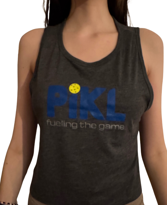 Next Level Women's Festival Crop Tank (Blue Logo)