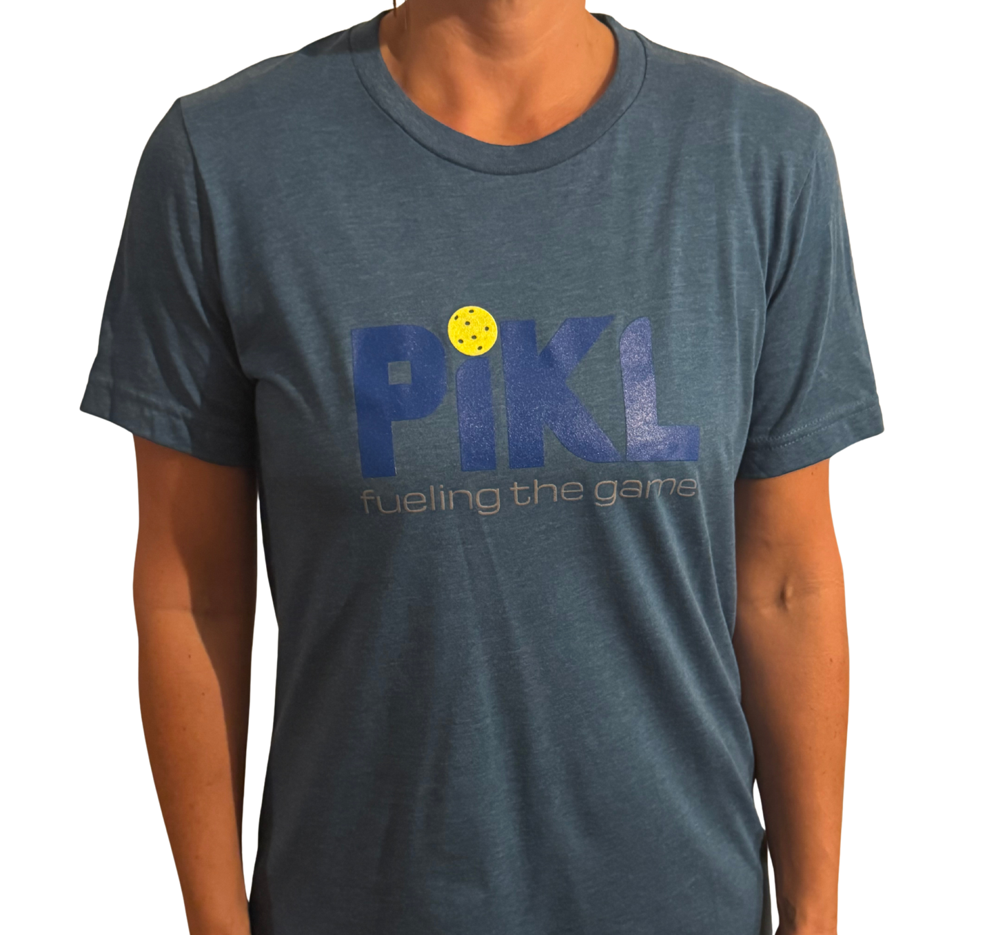 Next Level Unisex Triblend T-Shirt (Blue Logo)