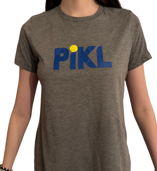 Bella + Canvas Women’s Relaxed Fit Triblend Tee (Blue Logo)