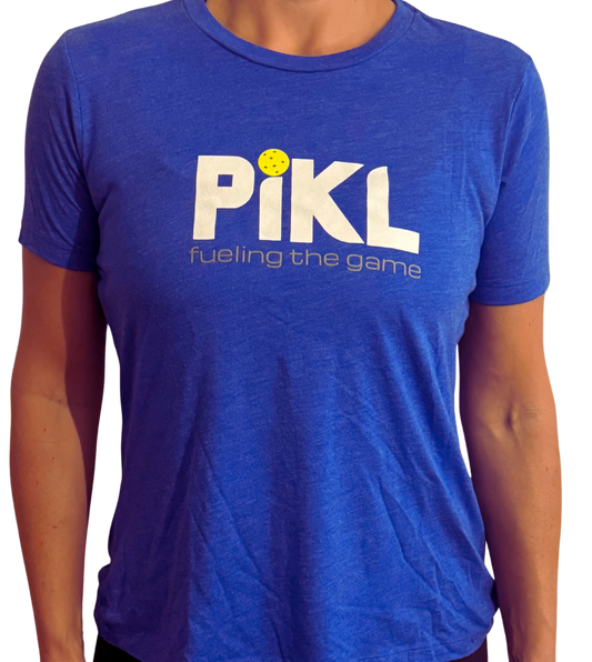 Bella + Canvas Women’s Relaxed Fit Triblend Tee (White Logo)